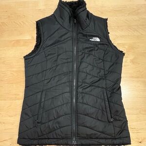 North Face Black Reversable Vest